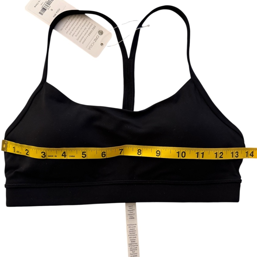 Black Yoga Bra - Picture 8 of 9